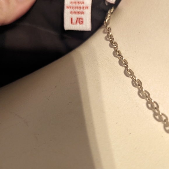 Large sheer black goth pocket rhinestone bongo club shirt v-neck sexy party - Picture 5 of 5